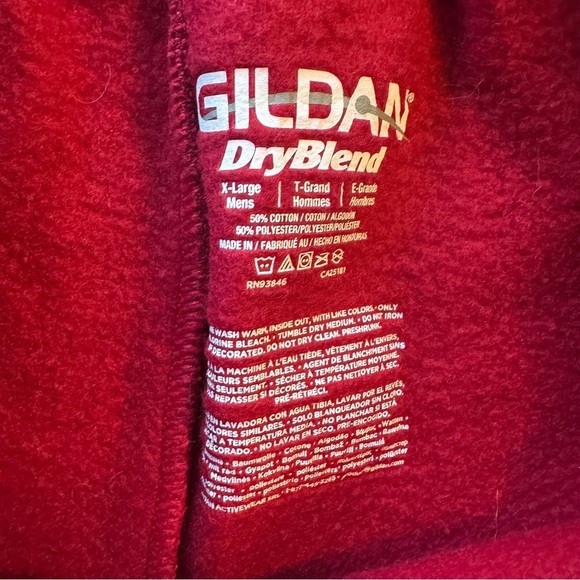 Gildan Men's XL WSU Washington State Cougars Red & white Joggers sweatpants - Picture 8 of 14